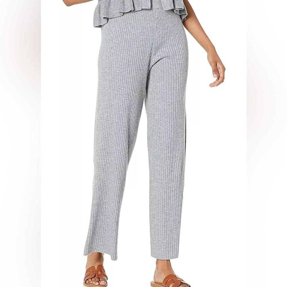 The Drop NWT Sz XL Gray Catalina Ribbed Stretch Elastic Wool Blend Pants